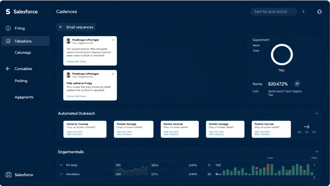 Screenshot von Sales Engagements
