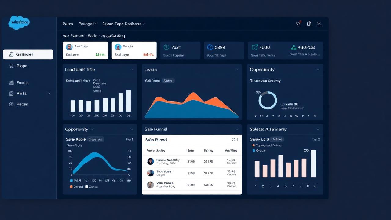 Screenshot von Salesforce Sales Cloud